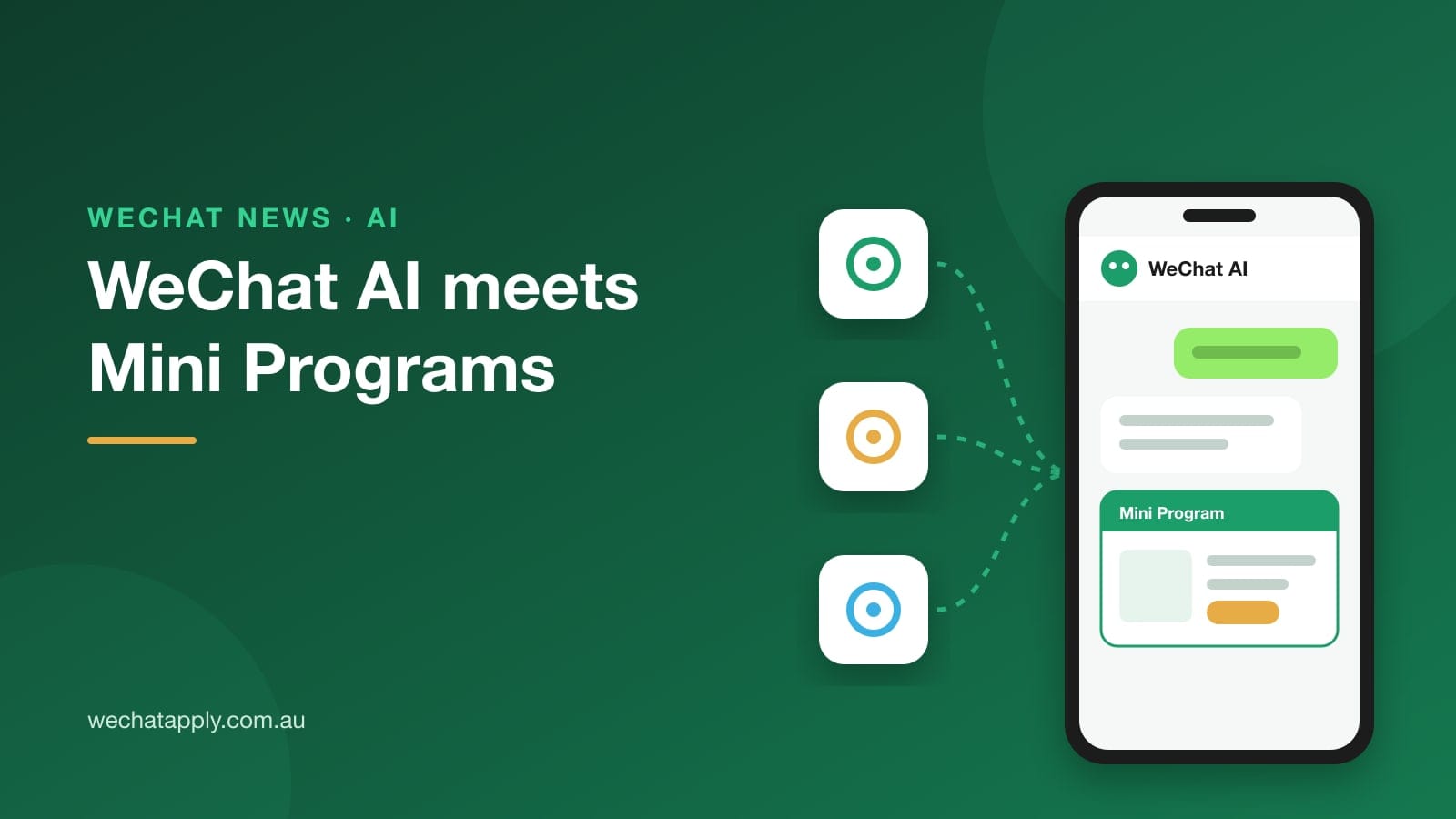 WeChat AI connecting to Mini Programs